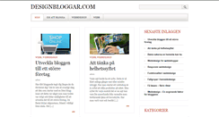 Desktop Screenshot of designbloggar.com